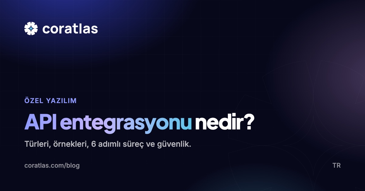 API entegrasyonu rehberi kapak görseli