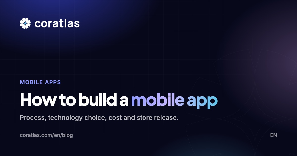 How to build a mobile app: development process cover image