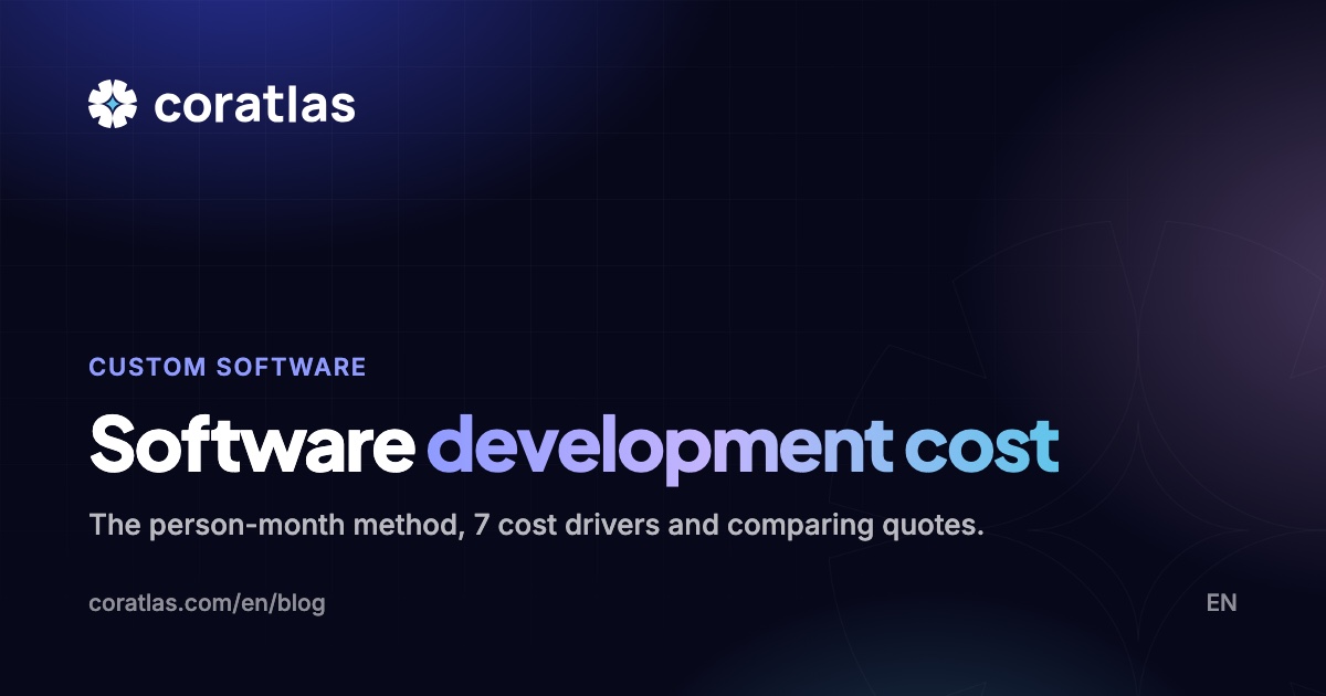 Software development cost guide cover image